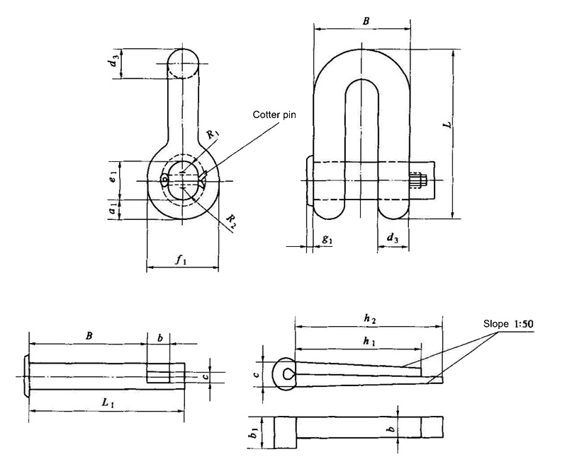 Joining Shackle with Cotter Pin for Buoy Mooring System795562.jpg Joining Shackle with Cotter Pin for Buoy Mooring System.JPG